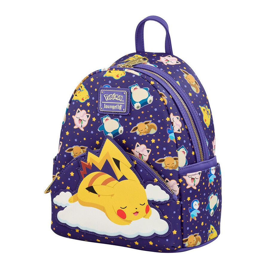 Loungefly Pokemon Sleeping Pikachu and Friends Backpack - The Happy Toy Store
