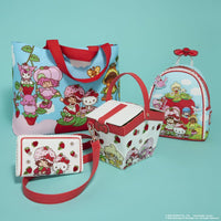 Loungefly Sanrio Hello Kitty & Friends x Strawberry Shortcake Canvas Tote Bag - The Happy Toy Store