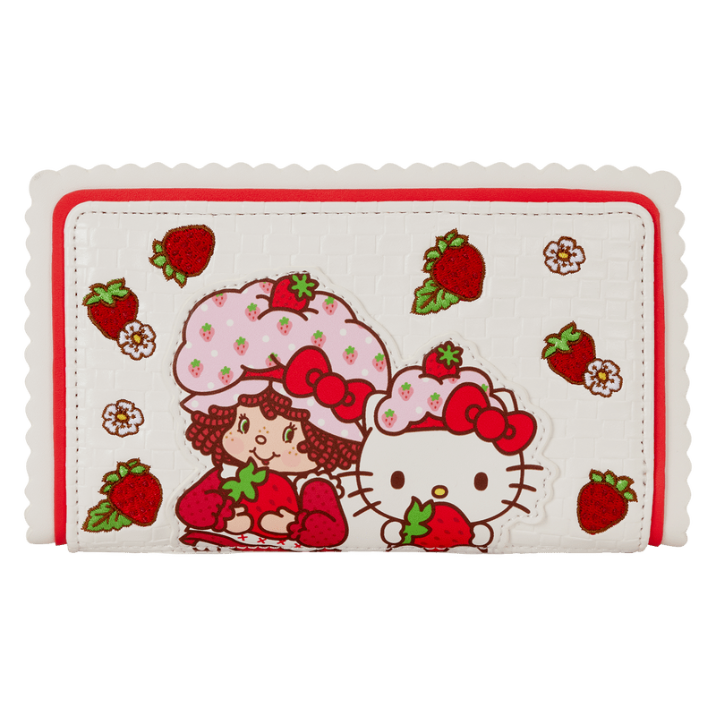 Loungefly Sanrio Hello Kitty & Friends x Strawberry Shortcake Flap Wallet - The Happy Toy Store