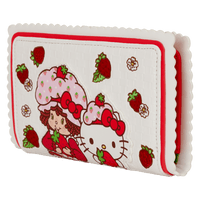 Loungefly Sanrio Hello Kitty & Friends x Strawberry Shortcake Flap Wallet - The Happy Toy Store