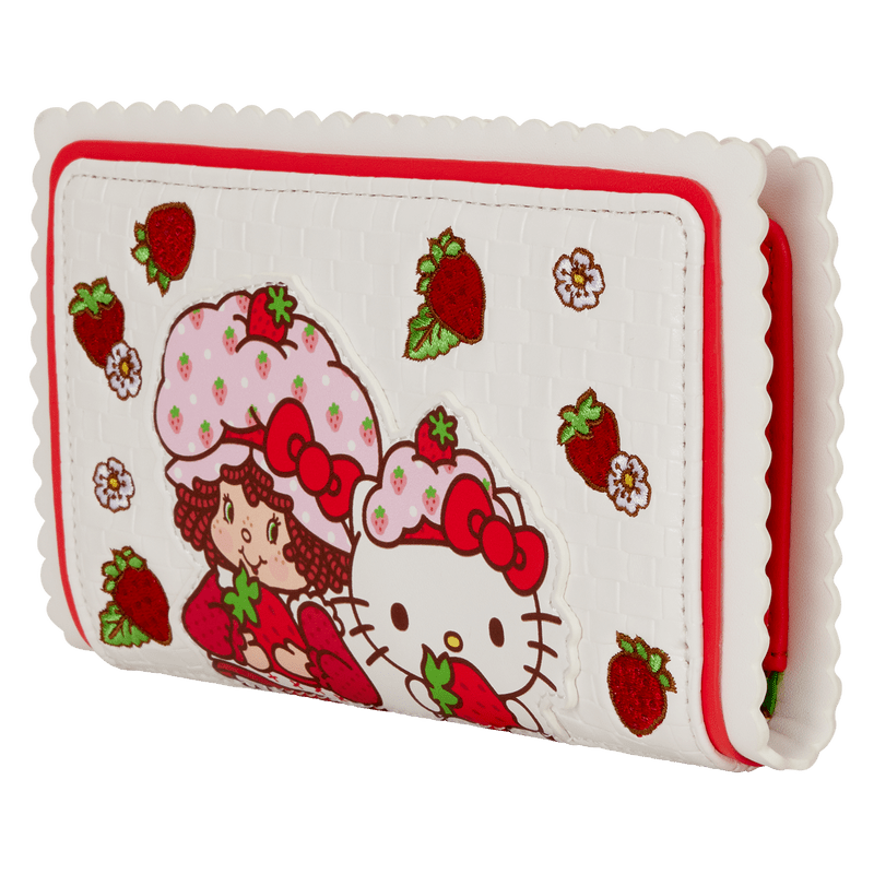 Loungefly Sanrio Hello Kitty & Friends x Strawberry Shortcake Flap Wallet - The Happy Toy Store