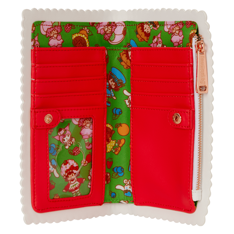 Loungefly Sanrio Hello Kitty & Friends x Strawberry Shortcake Flap Wallet - The Happy Toy Store