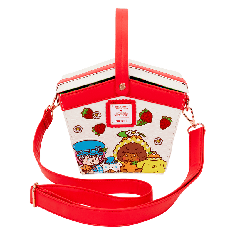 Loungefly Sanrio Hello Kitty & Friends x Strawberry Shortcake Scented Figural Basket Crossbody Bag - The Happy Toy Store
