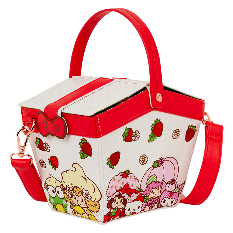 Loungefly Sanrio Hello Kitty & Friends x Strawberry Shortcake Scented Figural Basket Crossbody Bag - The Happy Toy Store