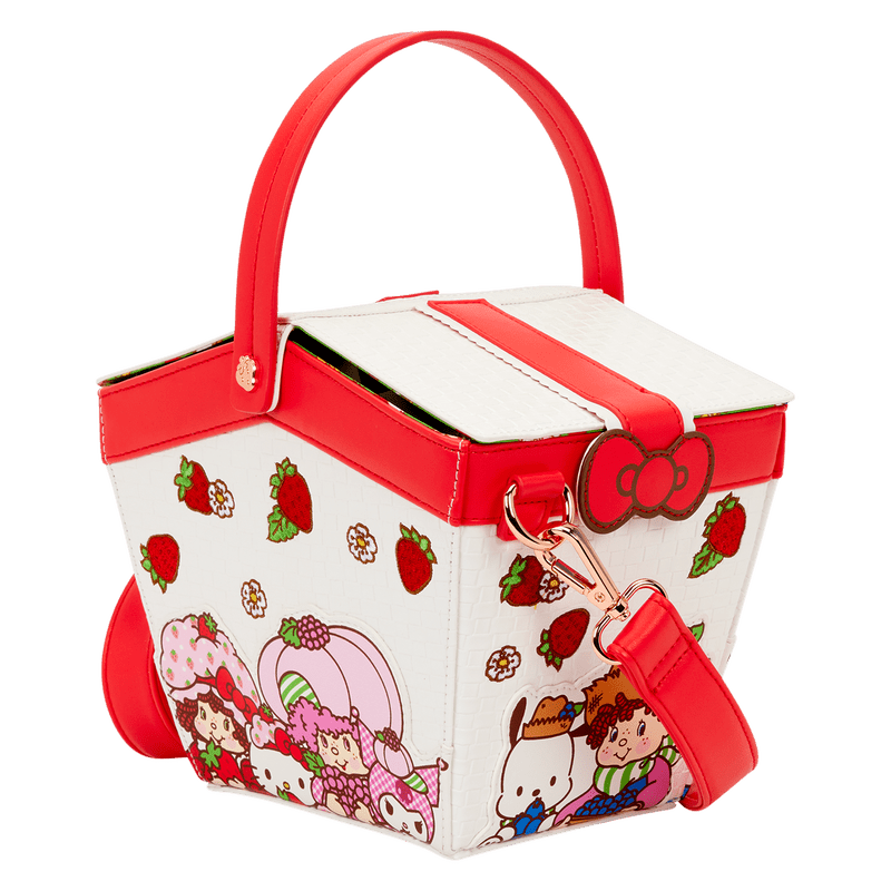 Loungefly Sanrio Hello Kitty & Friends x Strawberry Shortcake Scented Figural Basket Crossbody Bag - The Happy Toy Store