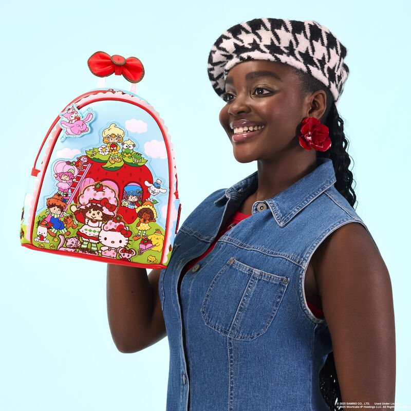 Loungefly Sanrio Hello Kitty & Friends x Strawberry Shortcake Scented Mini Backpack - The Happy Toy Store