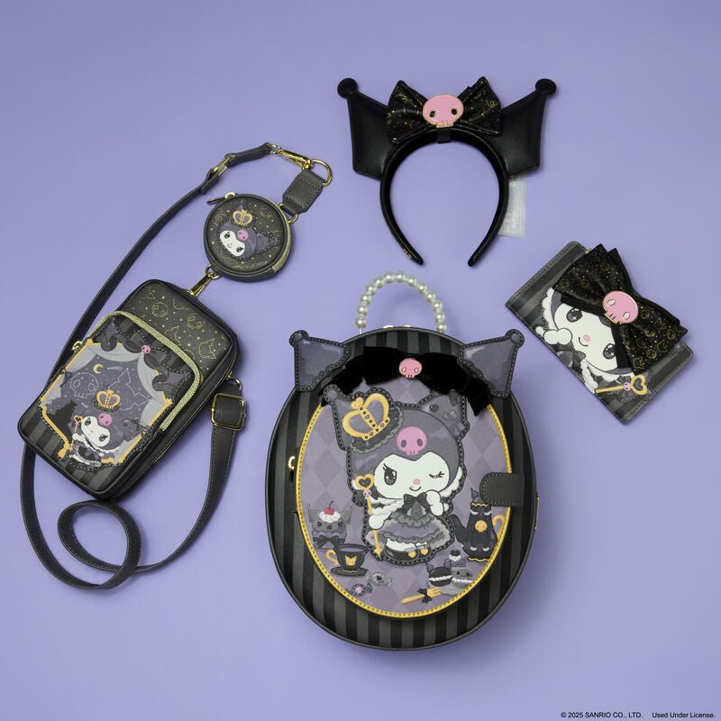 Loungefly Sanrio Kuromi 20th Anniversary Cameo Mini Backpack - The Happy Toy Store