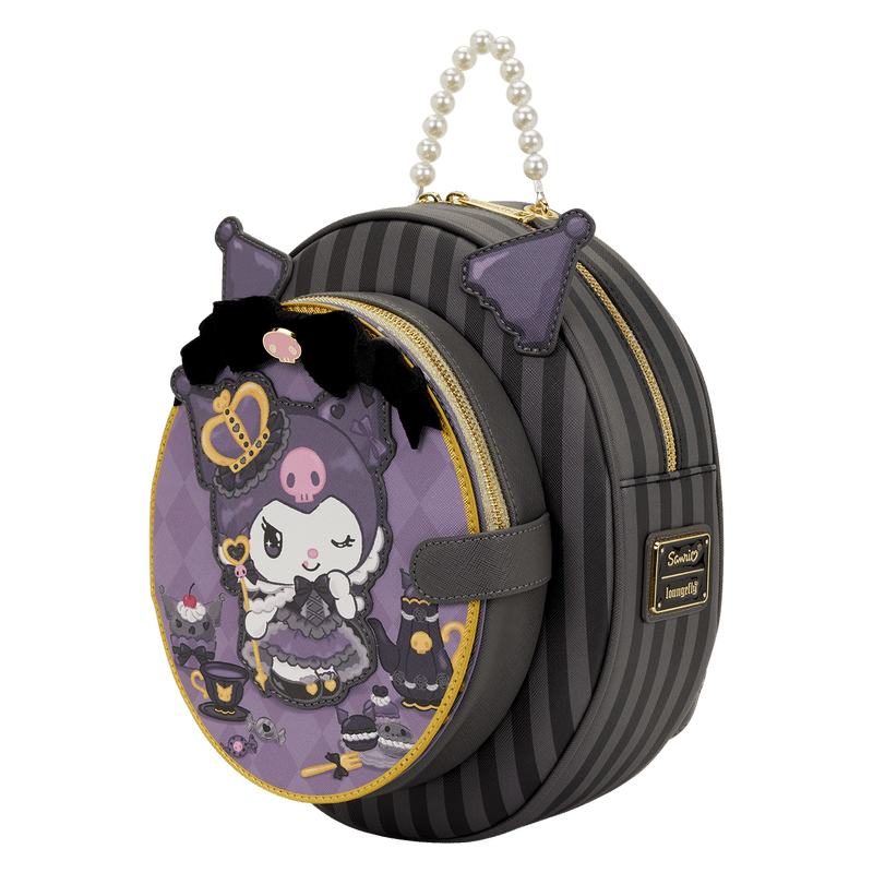 Loungefly Sanrio Kuromi 20th Anniversary Cameo Mini Backpack - The Happy Toy Store