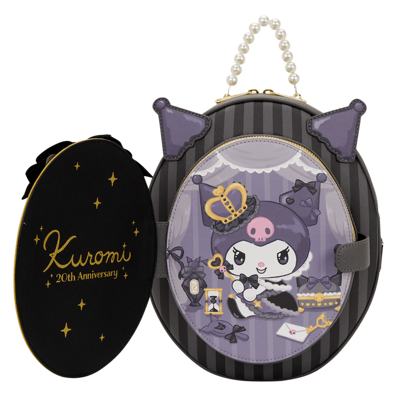 Loungefly Sanrio Kuromi 20th Anniversary Cameo Mini Backpack - The Happy Toy Store
