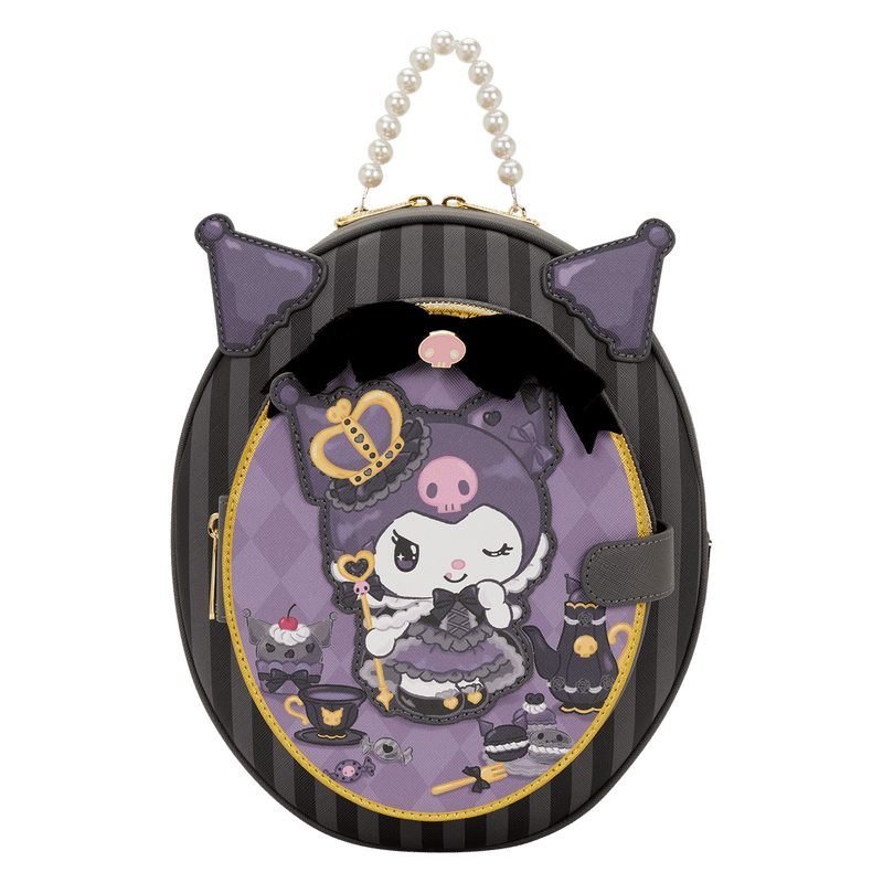 Loungefly Sanrio Kuromi 20th Anniversary Cameo Mini Backpack - The Happy Toy Store