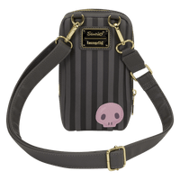 Loungefly Sanrio Kuromi 20th Anniversary Cell Phone Crossbody Bag with Coin Bag - The Happy Toy Store