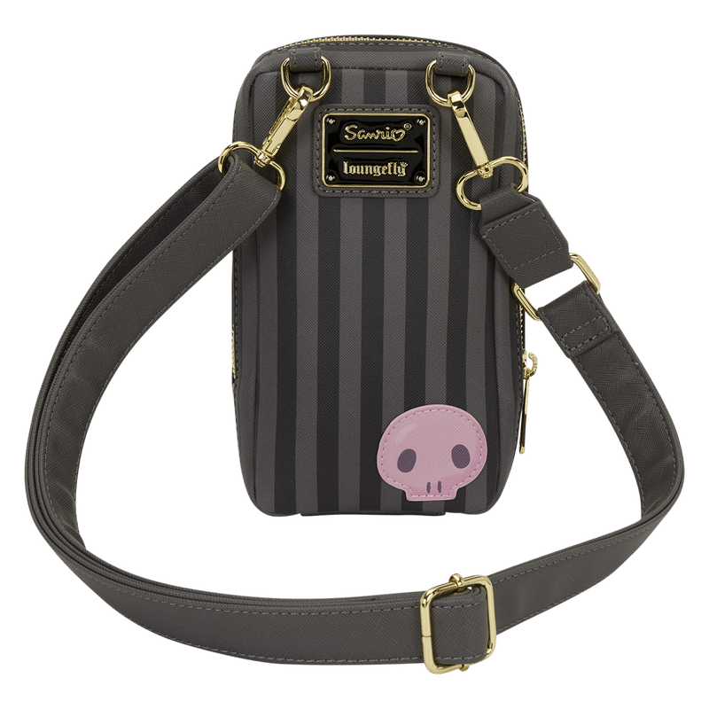 Loungefly Sanrio Kuromi 20th Anniversary Cell Phone Crossbody Bag with Coin Bag - The Happy Toy Store