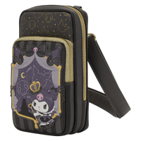 Loungefly Sanrio Kuromi 20th Anniversary Cell Phone Crossbody Bag with Coin Bag - The Happy Toy Store
