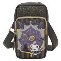 Loungefly Sanrio Kuromi 20th Anniversary Cell Phone Crossbody Bag with Coin Bag - The Happy Toy Store