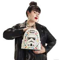 Loungefly Star Wars Stormtrooper Cosplay String Lights Light Up Mini Backpack - The Happy Toy Store