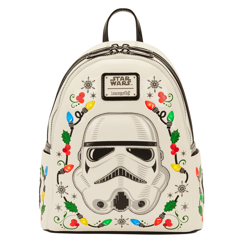 Loungefly Star Wars Stormtrooper Cosplay String Lights Light Up Mini Backpack - The Happy Toy Store