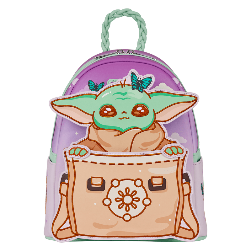 Loungefly Star Wars The Mandalorian Grogu Butterfly Mini Backpack - The Happy Toy Store