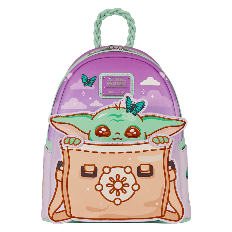 Loungefly Star Wars The Mandalorian Grogu Butterfly Mini Backpack - The Happy Toy Store