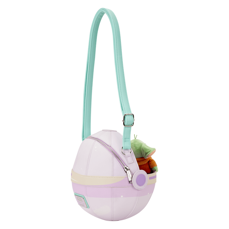 Loungefly Star Wars The Mandalorian Grogu Figural Pod Plush Crossbody Bag - The Happy Toy Store