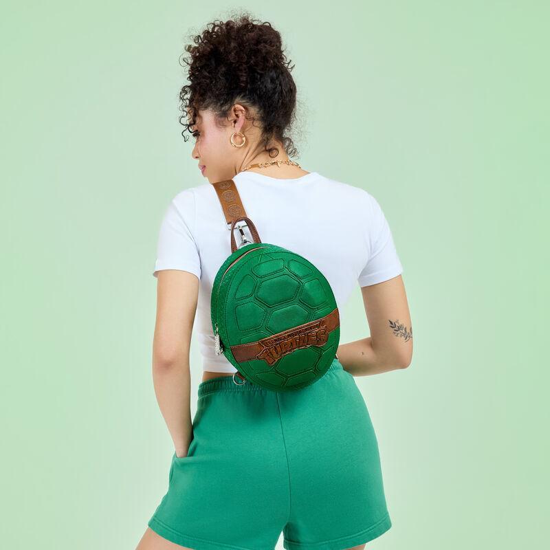 Loungefly Teenage Mutant Ninja Turtles Figural Shell Convertible Mini Backpack & Crossbody Bag - The Happy Toy Store