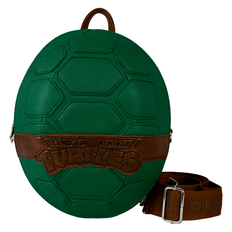 Loungefly Teenage Mutant Ninja Turtles Figural Shell Convertible Mini Backpack & Crossbody Bag - The Happy Toy Store