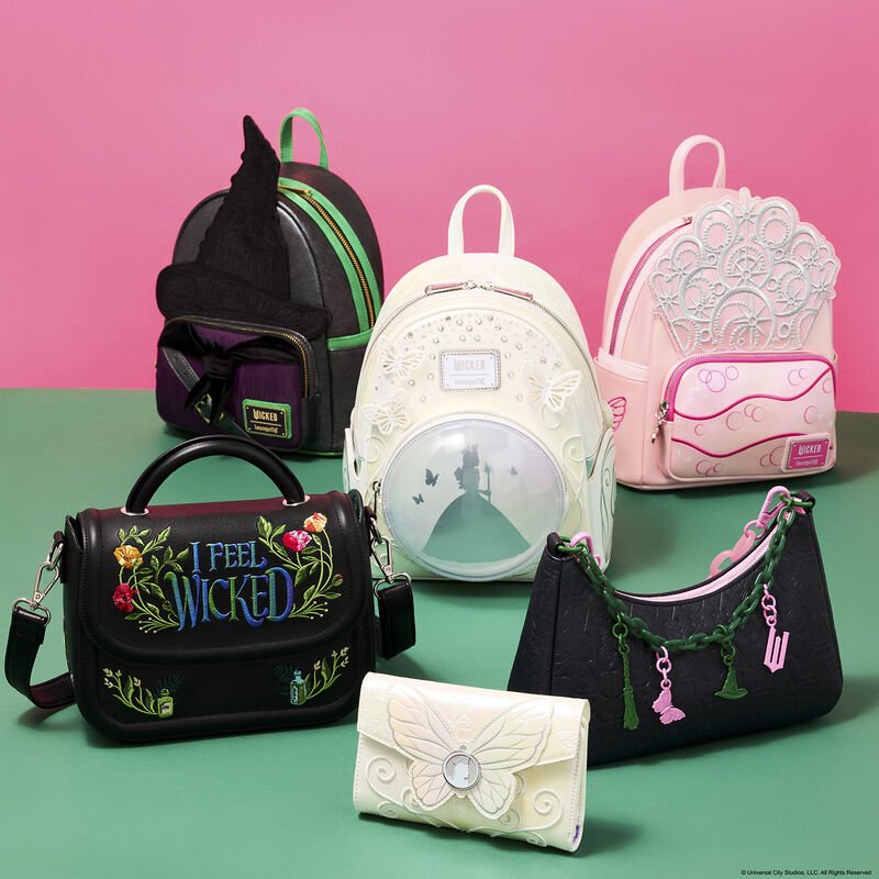 Loungefly Wicked: For Good I Feel Wicked Crossbody Bag - The Happy Toy Store