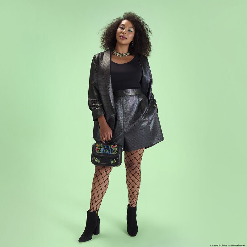 Loungefly Wicked: For Good I Feel Wicked Crossbody Bag - The Happy Toy Store