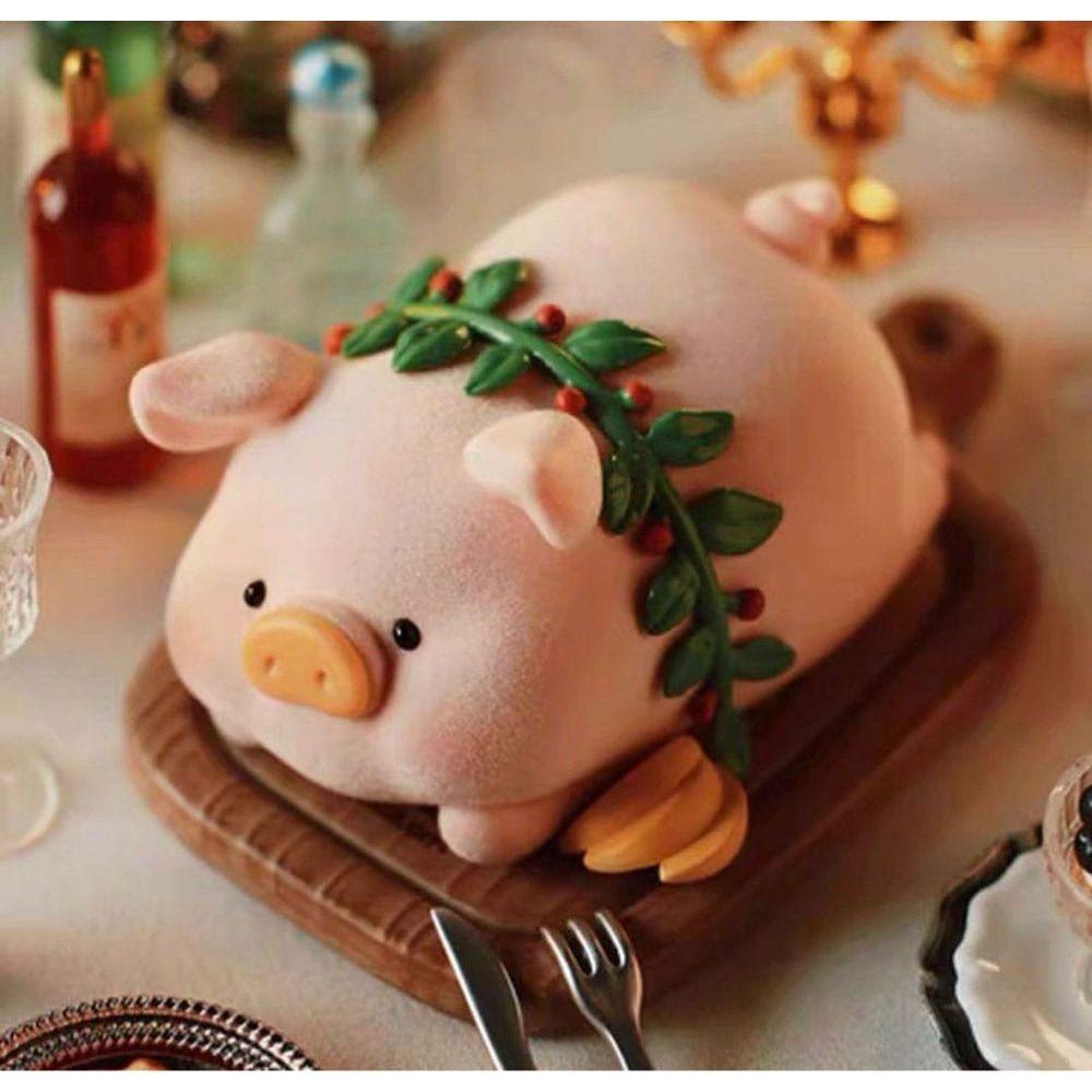 Lulu the Piggy Blind Box Figures Assortment The Pigchelin Restaurant 5 cm Full Box Set 8 Pack - The Happy Toy Store