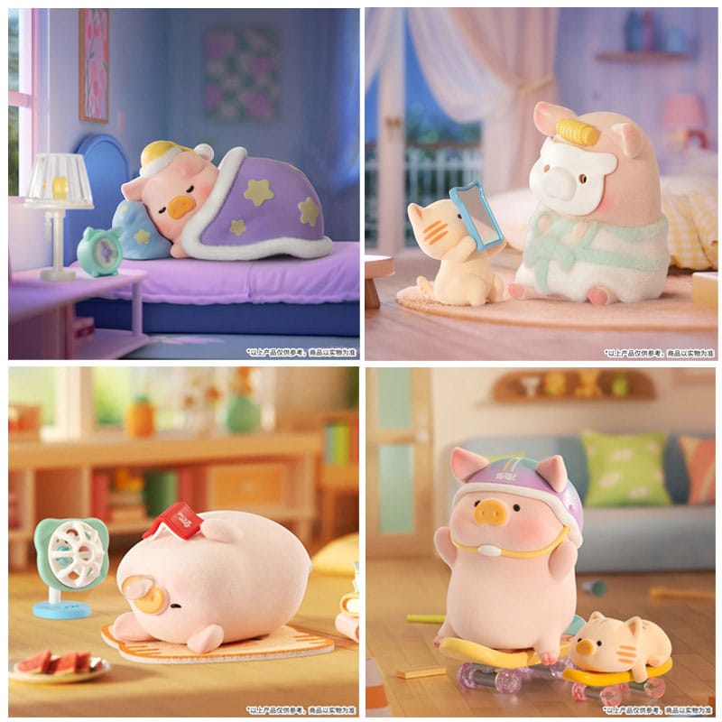 Lulu the Piggy Blind Box Figures Assortment The Piggy Stay with you Full Box Set 8 Pack - The Happy Toy Store