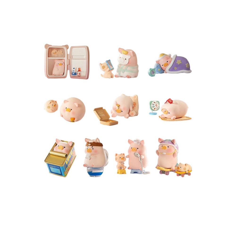 Lulu the Piggy Blind Box Figures Assortment The Piggy Stay with you Full Box Set 8 Pack - The Happy Toy Store