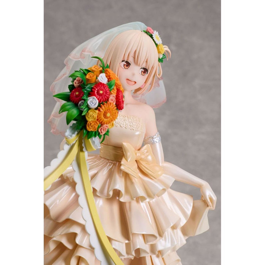 Lycoris Recoil PVC Statue 1/7 Chisato Nishikigi Wedding dress Ver. 26 cm - The Happy Toy Store