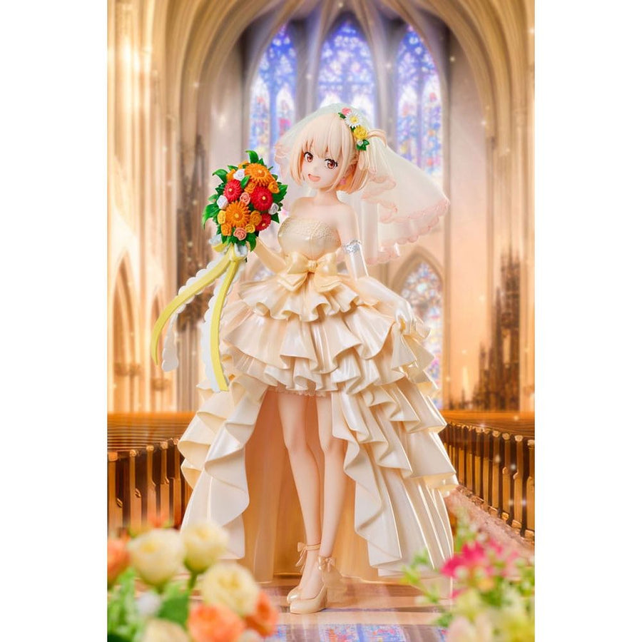 Lycoris Recoil PVC Statue 1/7 Chisato Nishikigi Wedding dress Ver. 26 cm - The Happy Toy Store
