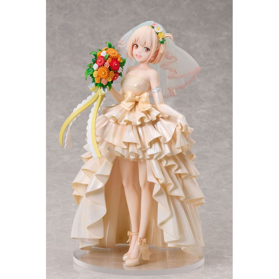 Lycoris Recoil PVC Statue 1/7 Chisato Nishikigi Wedding dress Ver. 26 cm - The Happy Toy Store