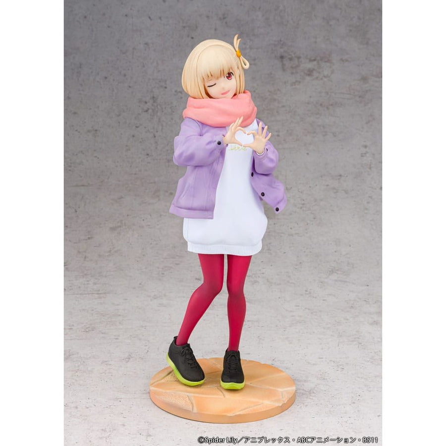Lycoris Recoil PVC Statue 1/7 Chisato Nishikigi Winter Ver. 23 cm - The Happy Toy Store