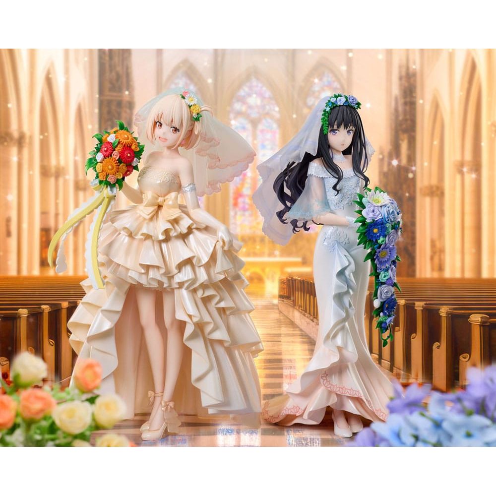 Lycoris Recoil PVC Statue 1/7 Takina Inoue Wedding dress Ver. 25 cm - The Happy Toy Store