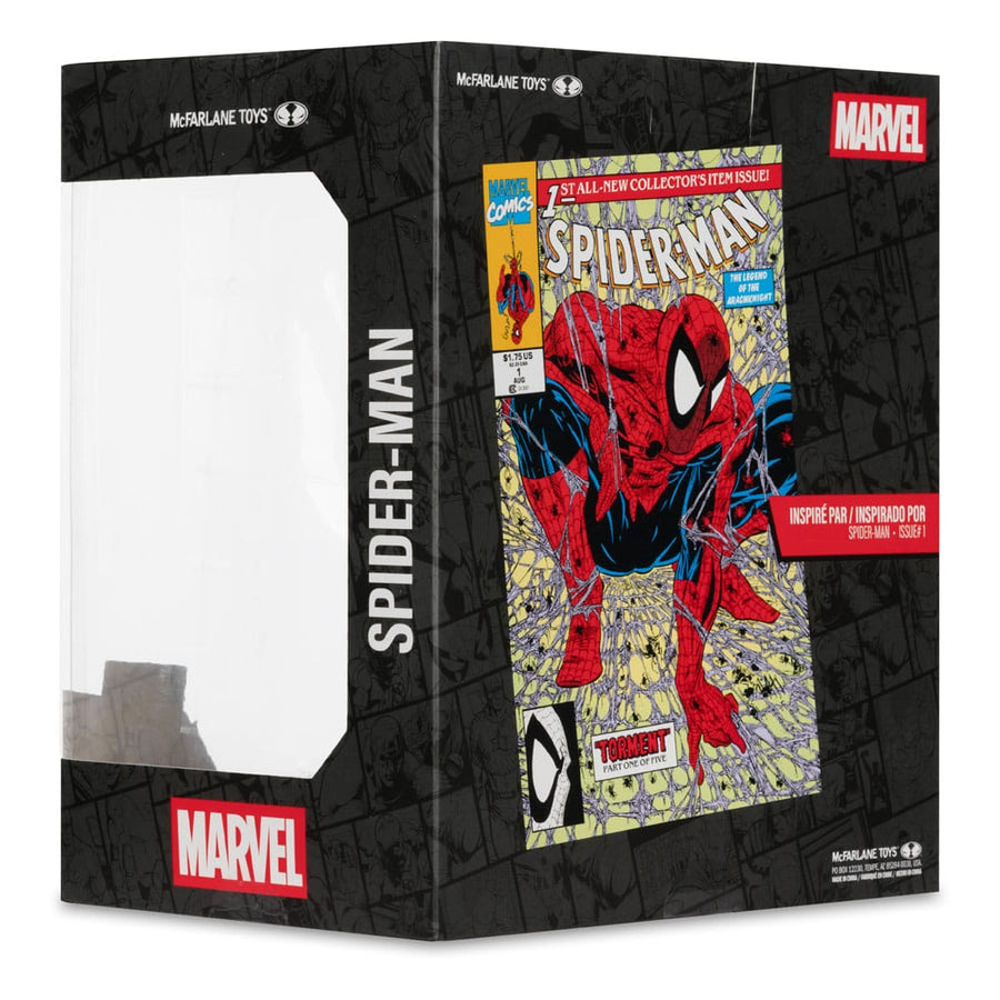 Marvel Collection PVC Statue 1/10 Spider - Man 1 (Corner Box) 19 cm - The Happy Toy Store