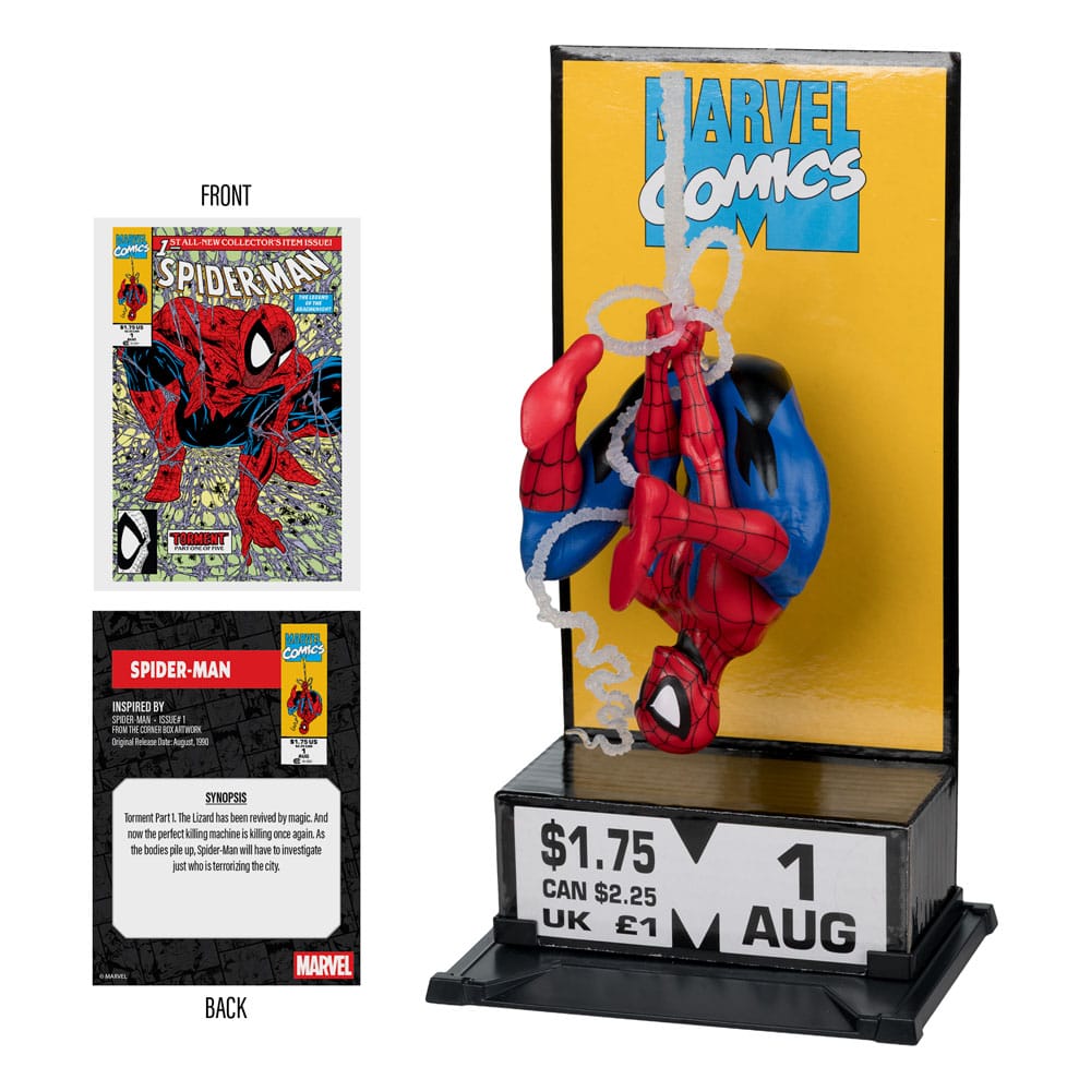 Marvel Collection PVC Statue 1/10 Spider - Man 1 (Corner Box) 19 cm - The Happy Toy Store