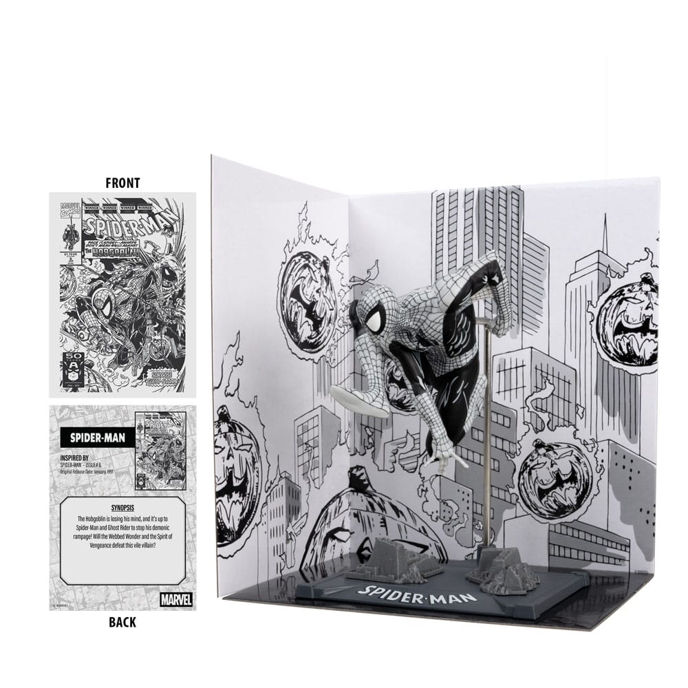 Marvel Collection PVC Statue 1/10 Spider - Man (Spider - Man 6)(Line Art)(Gold Label) 10 cm - The Happy Toy Store