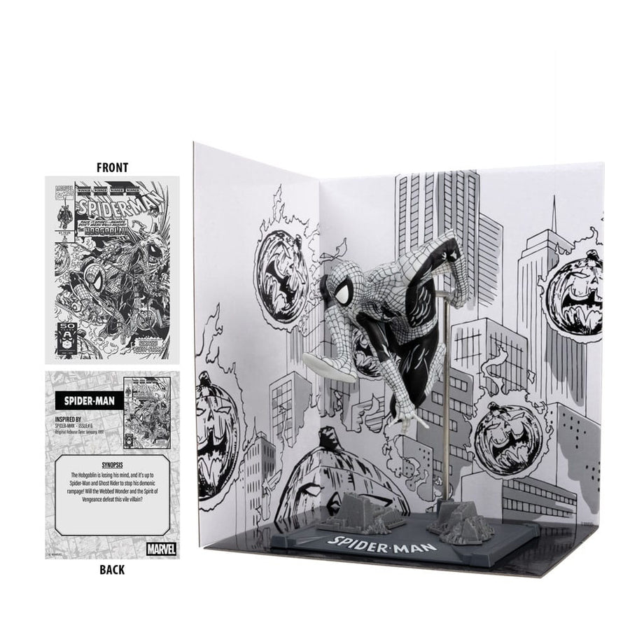 Marvel Collection PVC Statue 1/10 Spider - Man (Spider - Man 6)(Line Art)(Gold Label) 10 cm - The Happy Toy Store