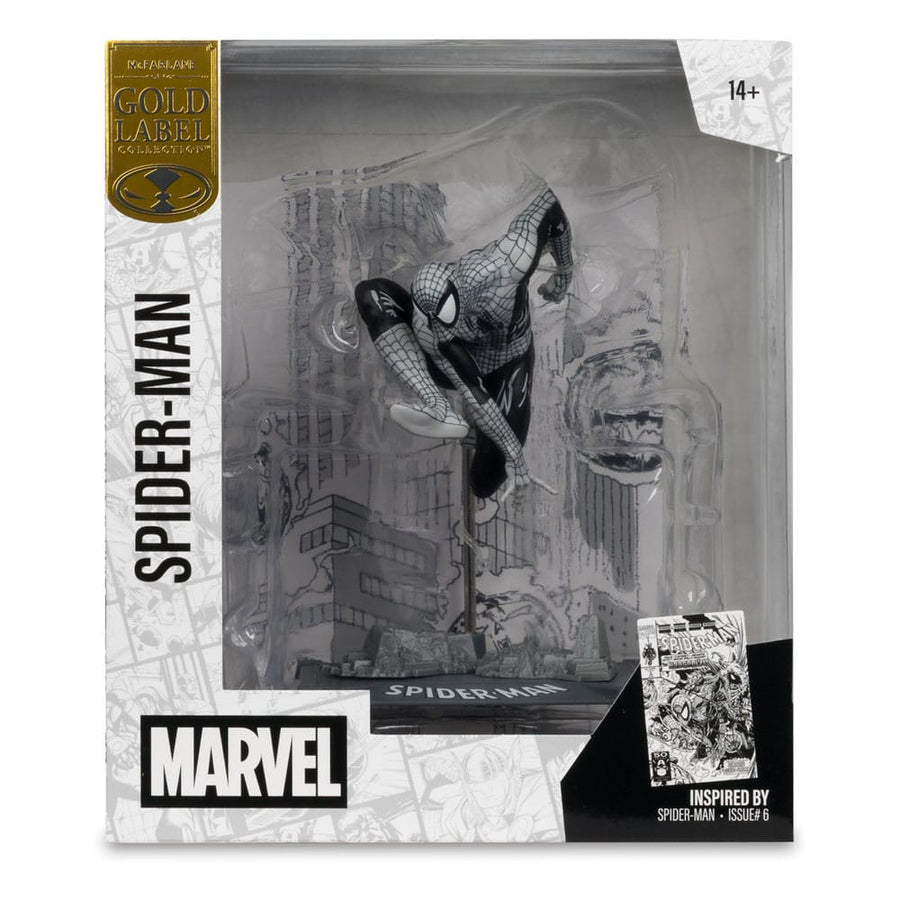 Marvel Collection PVC Statue 1/10 Spider - Man (Spider - Man 6)(Line Art)(Gold Label) 10 cm - The Happy Toy Store