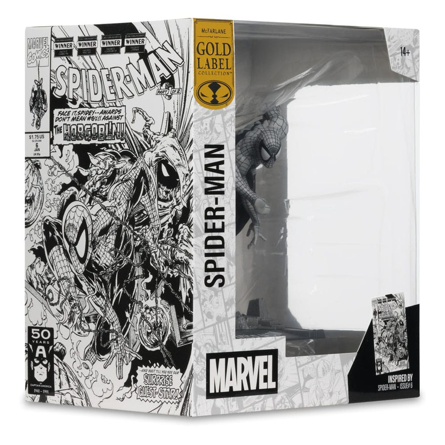 Marvel Collection PVC Statue 1/10 Spider - Man (Spider - Man 6)(Line Art)(Gold Label) 10 cm - The Happy Toy Store