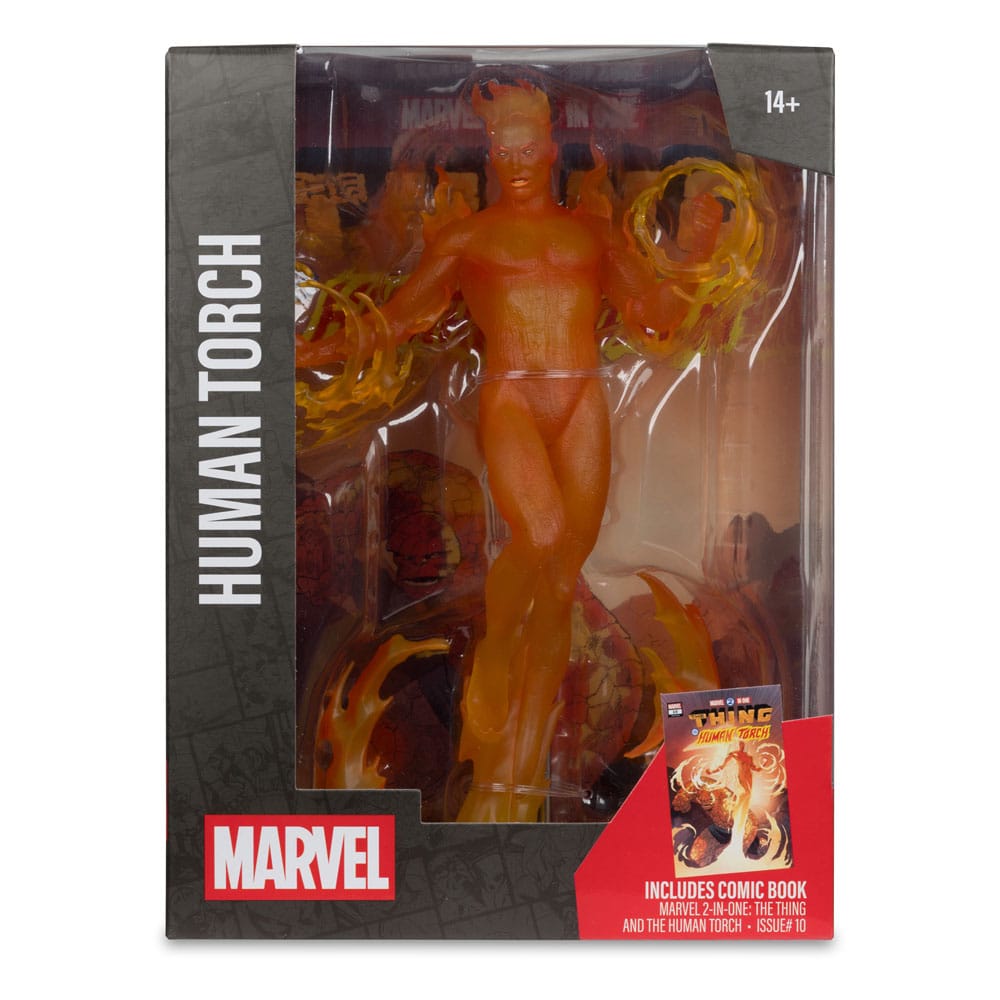 Marvel Collection PVC Statue 1/6 Human Torch (Marvel 2 in 1 10) 29 cm - The Happy Toy Store