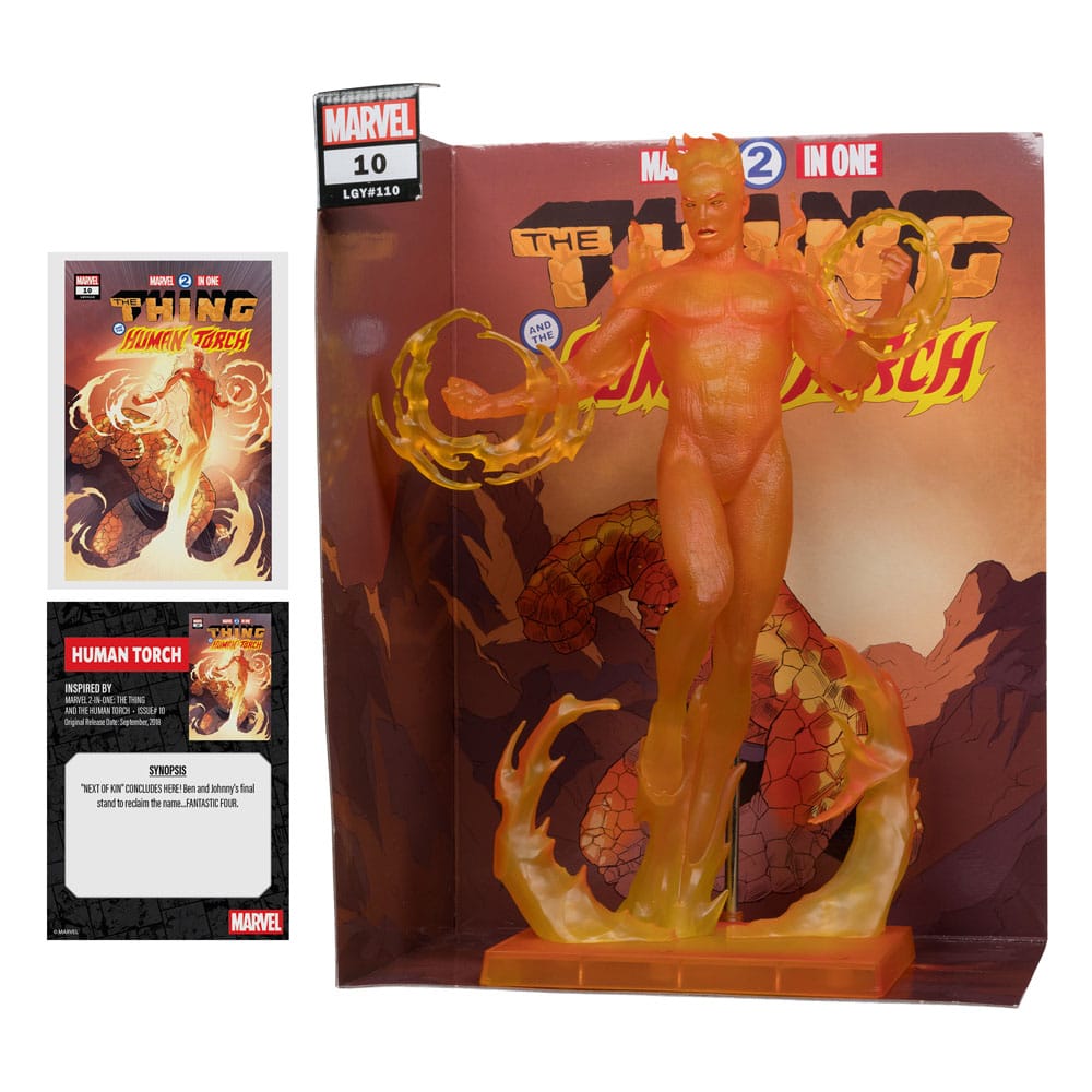 Marvel Collection PVC Statue 1/6 Human Torch (Marvel 2 in 1 10) 29 cm - The Happy Toy Store