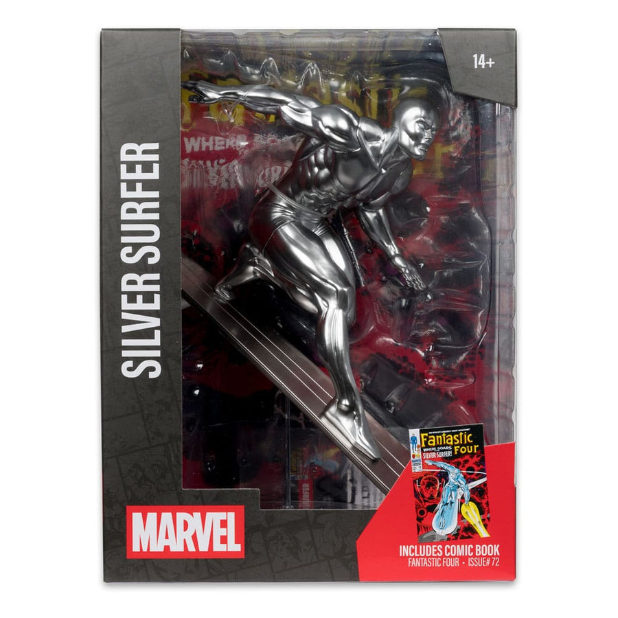 Marvel Collection PVC Statue 1/6 Silver Surfer (Fantastic Four 72) 25 cm - The Happy Toy Store