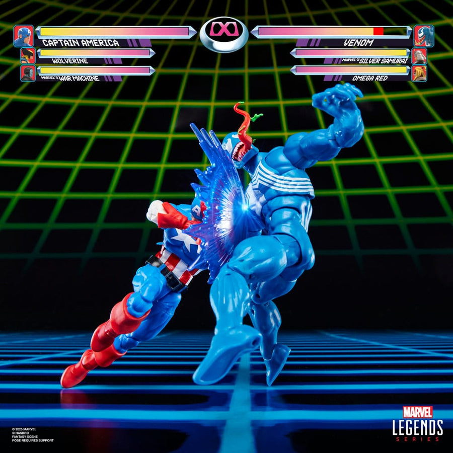 Marvel Legends Gamerverse Action Figure 2 - Pack Captain America vs. Venom 15 cm - The Happy Toy Store