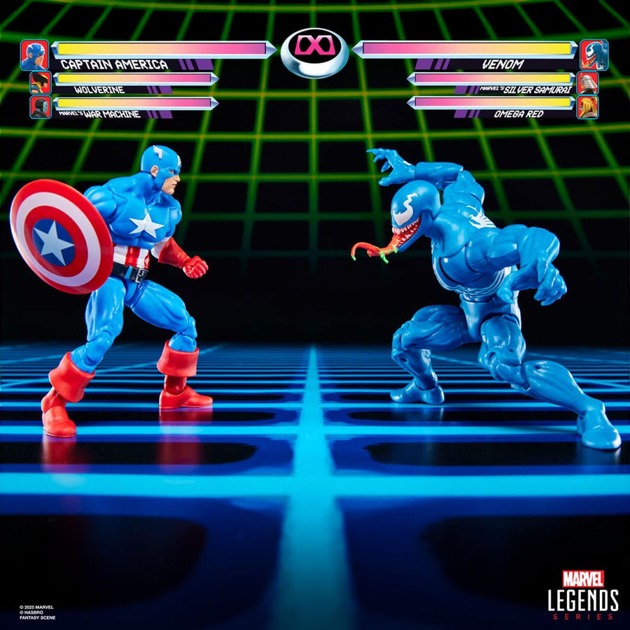 Marvel Legends Gamerverse Action Figure 2 - Pack Captain America vs. Venom 15 cm - The Happy Toy Store