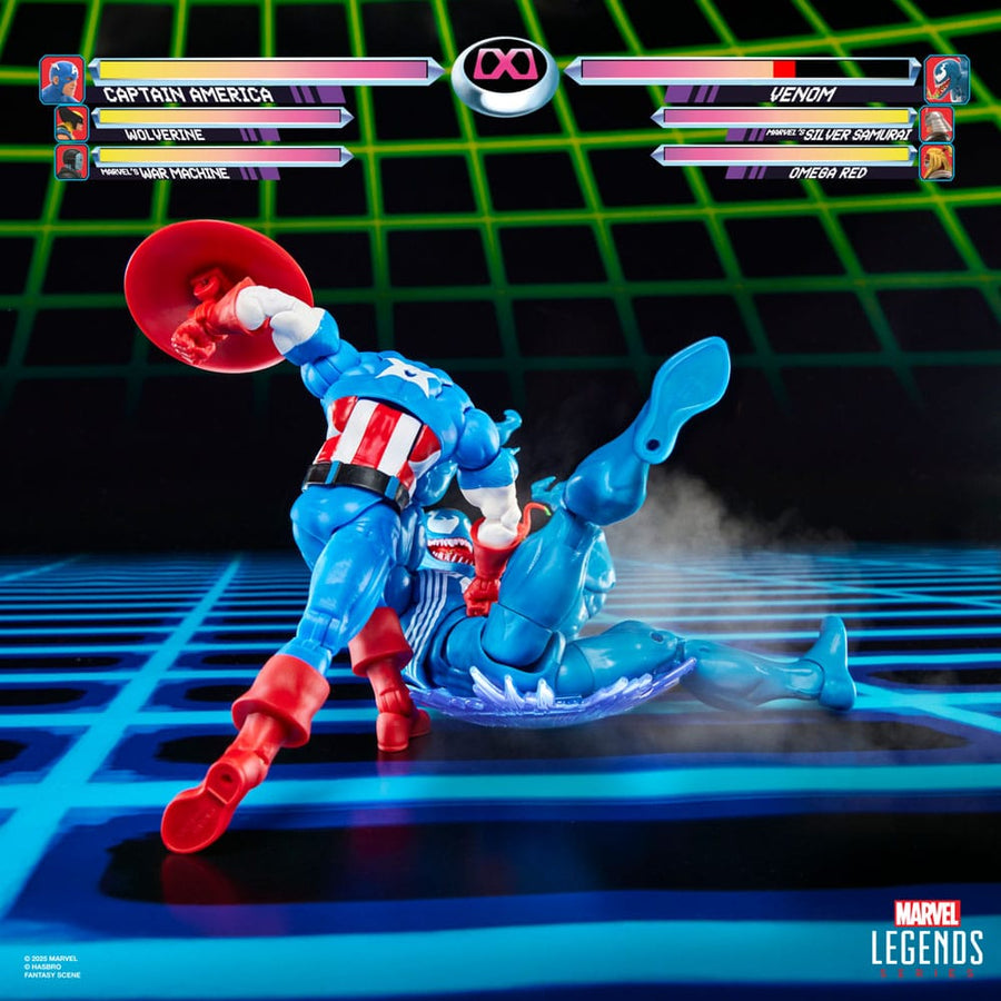 Marvel Legends Gamerverse Action Figure 2 - Pack Captain America vs. Venom 15 cm - The Happy Toy Store