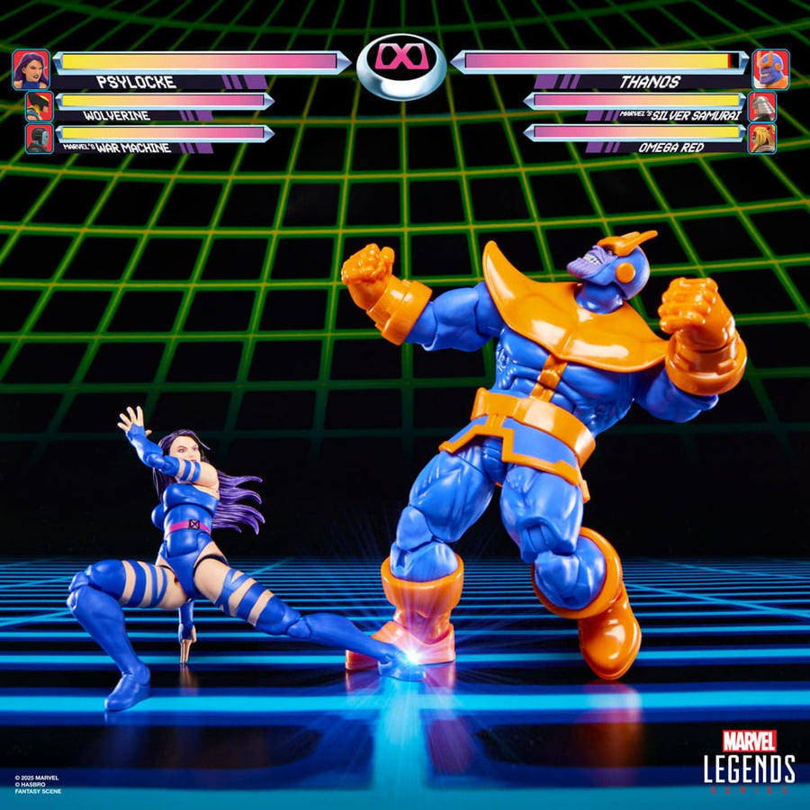 Marvel Legends Gamerverse Action Figure 2 - Pack Psylocke vs. Thanos 15 cm - The Happy Toy Store