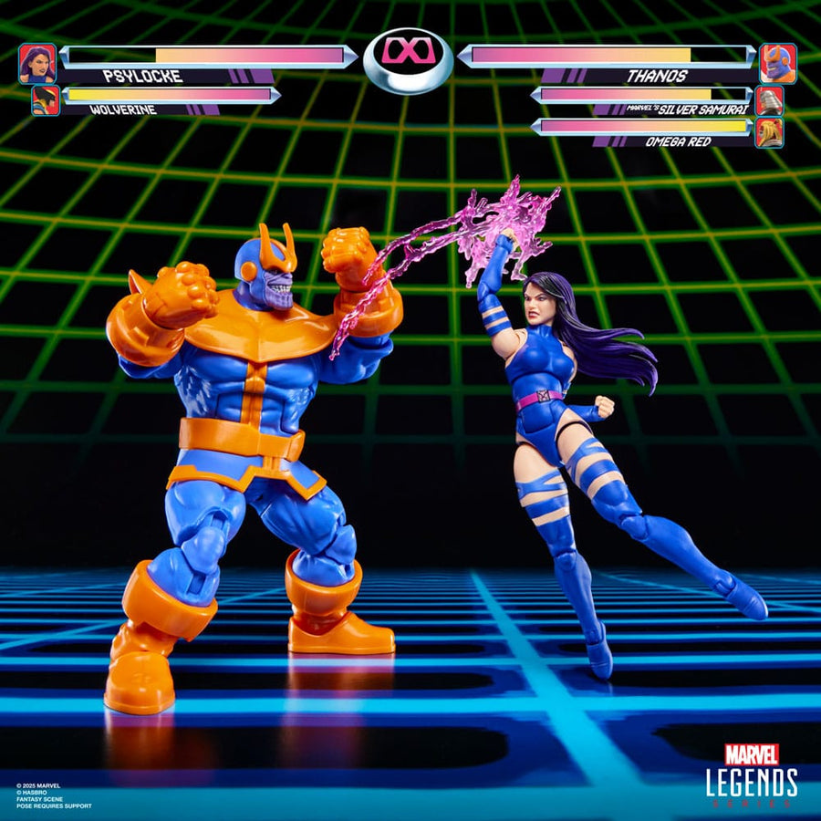 Marvel Legends Gamerverse Action Figure 2 - Pack Psylocke vs. Thanos 15 cm - The Happy Toy Store