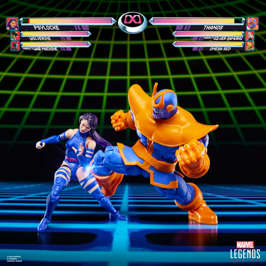 Marvel Legends Gamerverse Action Figure 2 - Pack Psylocke vs. Thanos 15 cm - The Happy Toy Store